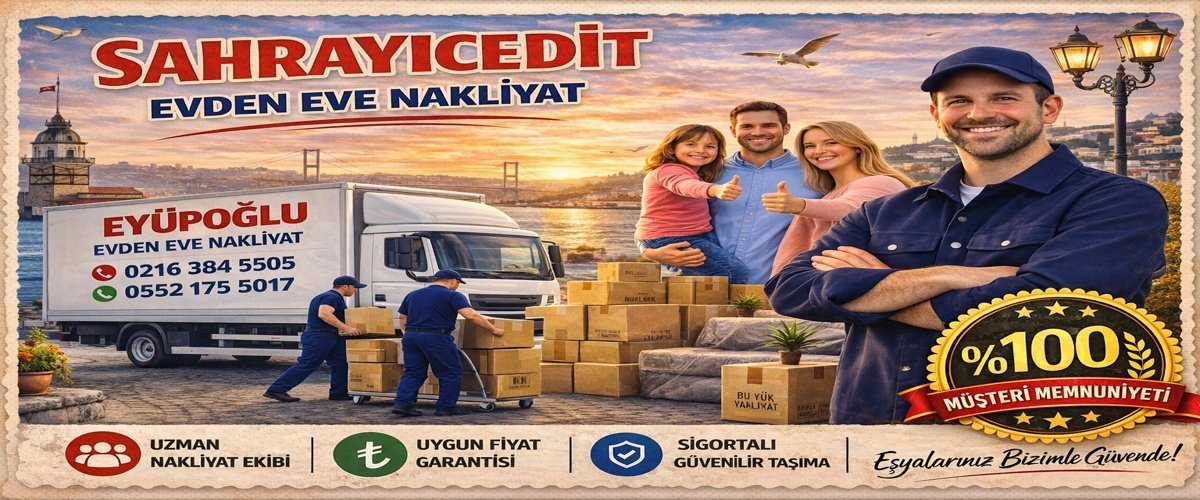 Sahrayıcedit evden eve nakliyat hizmeti